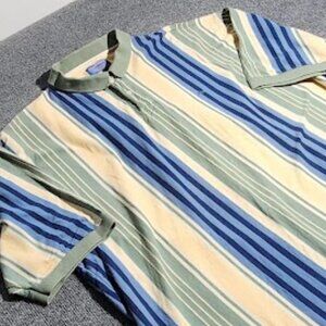 Pendleton Men's Short Sleeve Polo Style Shirt in size 2XL